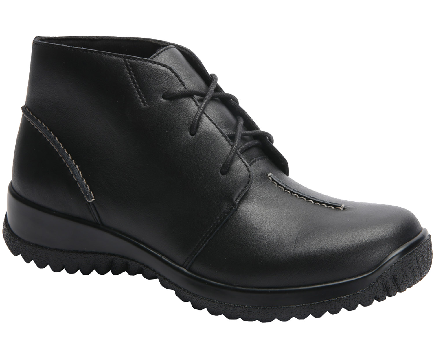 DREW SHOES | KRISTA-Black Leather