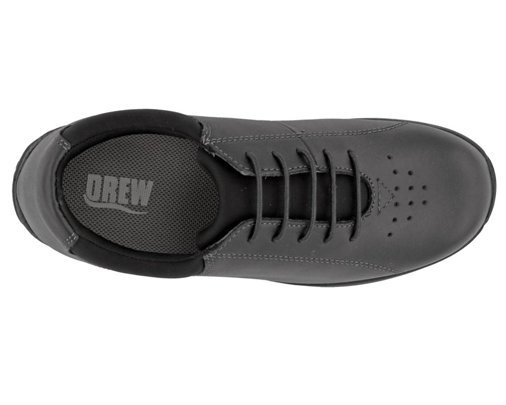 DREW SHOES | TULIP-Black Leather