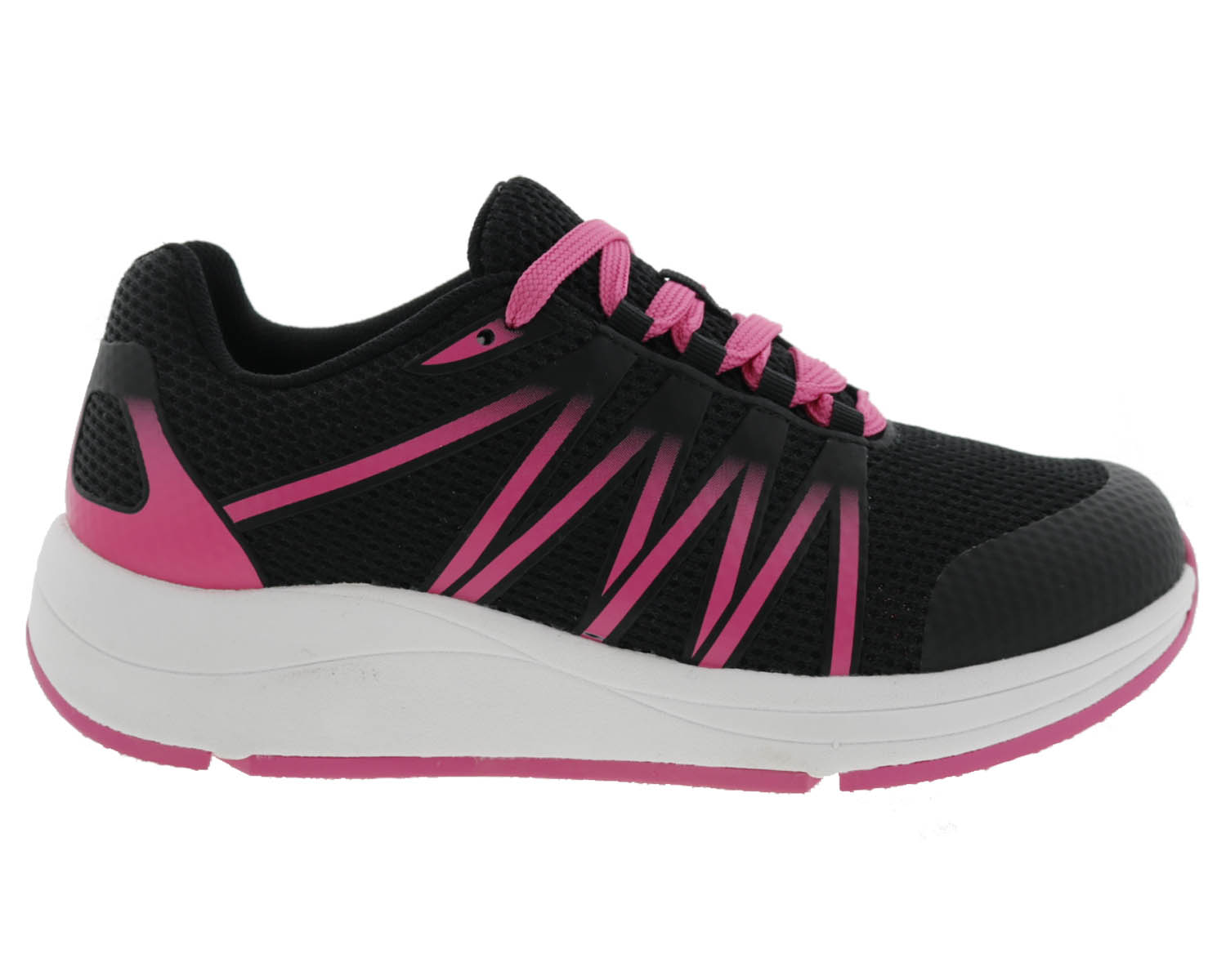 DREW SHOES | BALANCE-Black/Pink Mesh - Click Image to Close