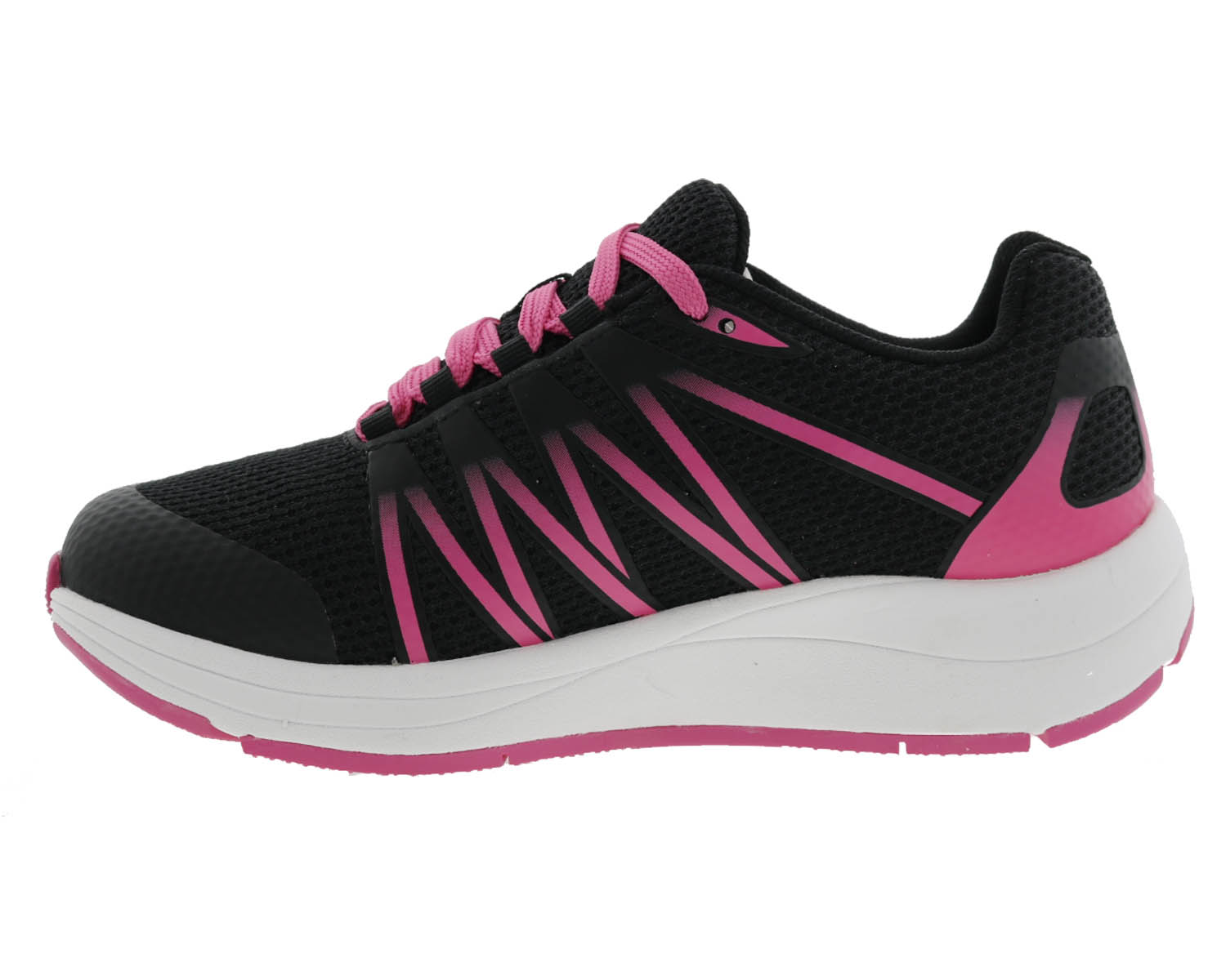 DREW SHOES | BALANCE-Black/Pink Mesh - Click Image to Close