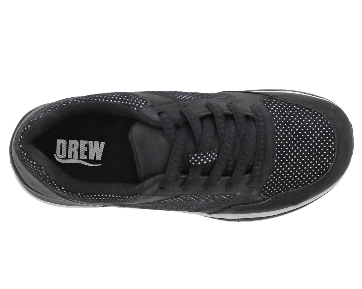 DREW SHOES | CHIPPY-Black/Silver Combo