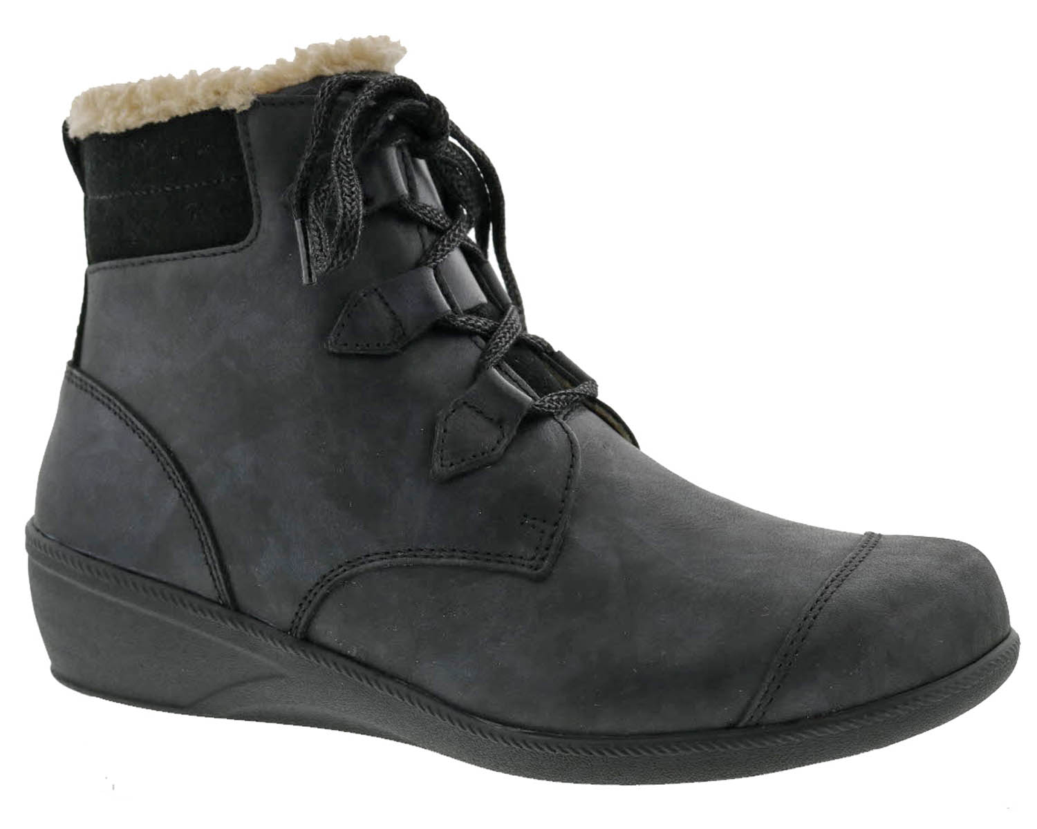 DREW SHOES | JOSIE-Black Leather