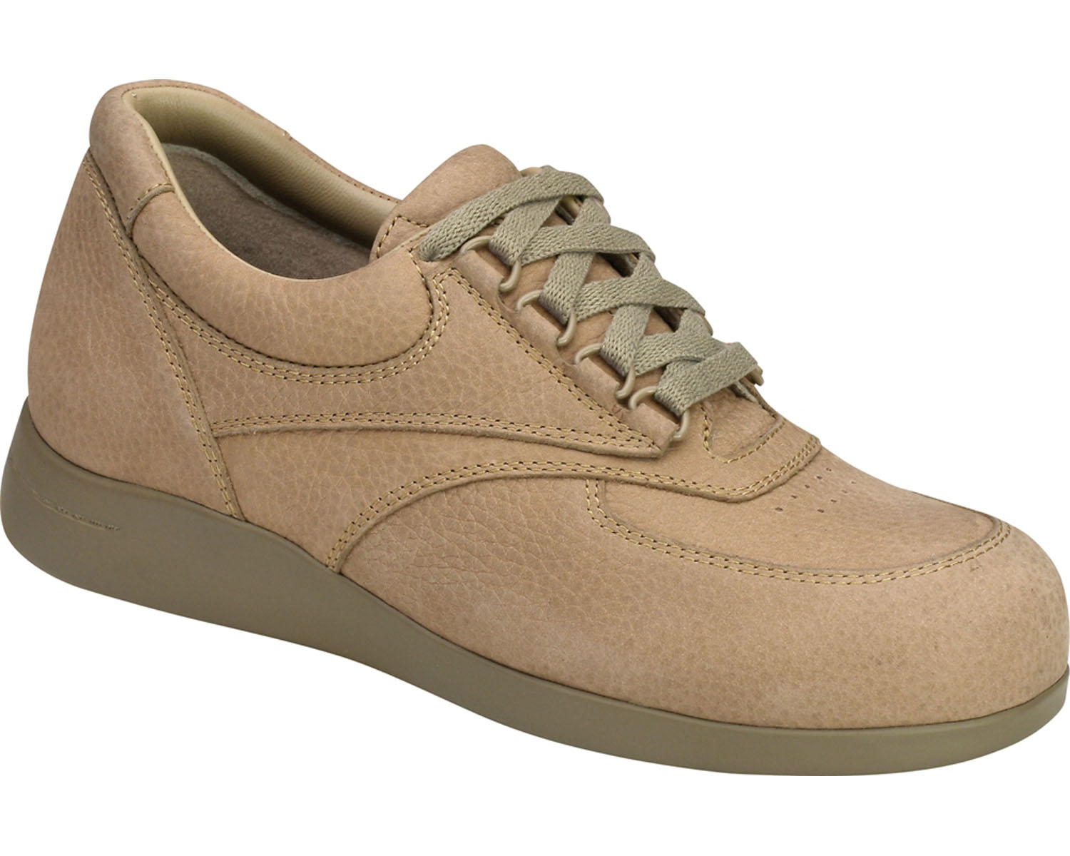 DREW SHOES | BLAZER-Taupe Nubuck Leather