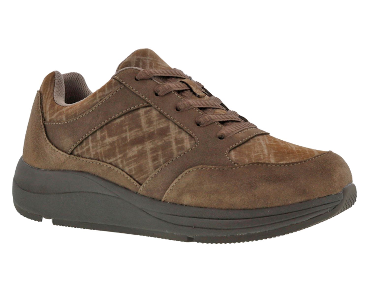 DREW SHOES | CHIPPY-Tan Suede/Tan Mesh