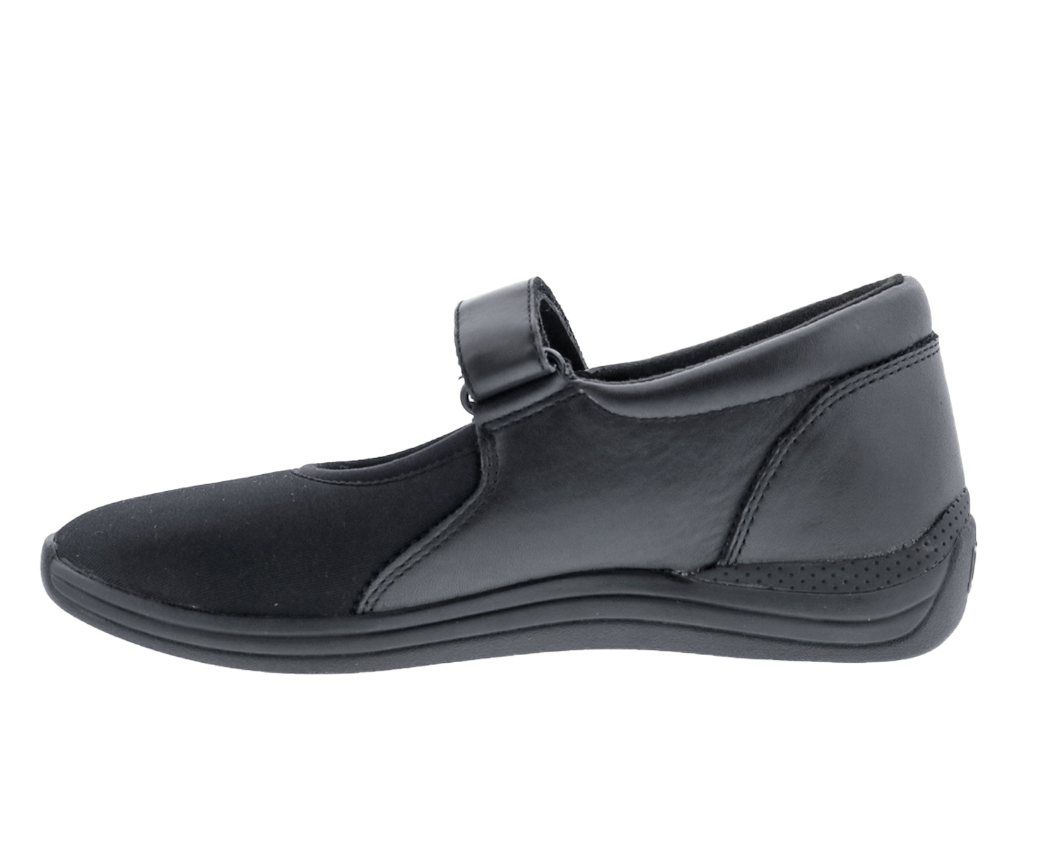 DREW SHOES | MAGNOLIA-Black Leather/Stretch