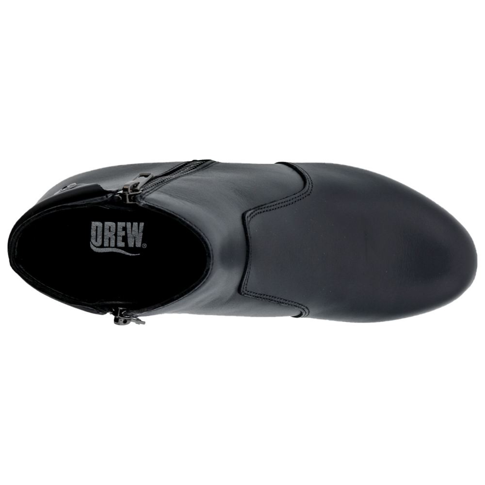 DREW SHOES | ATHENS-Black Leather