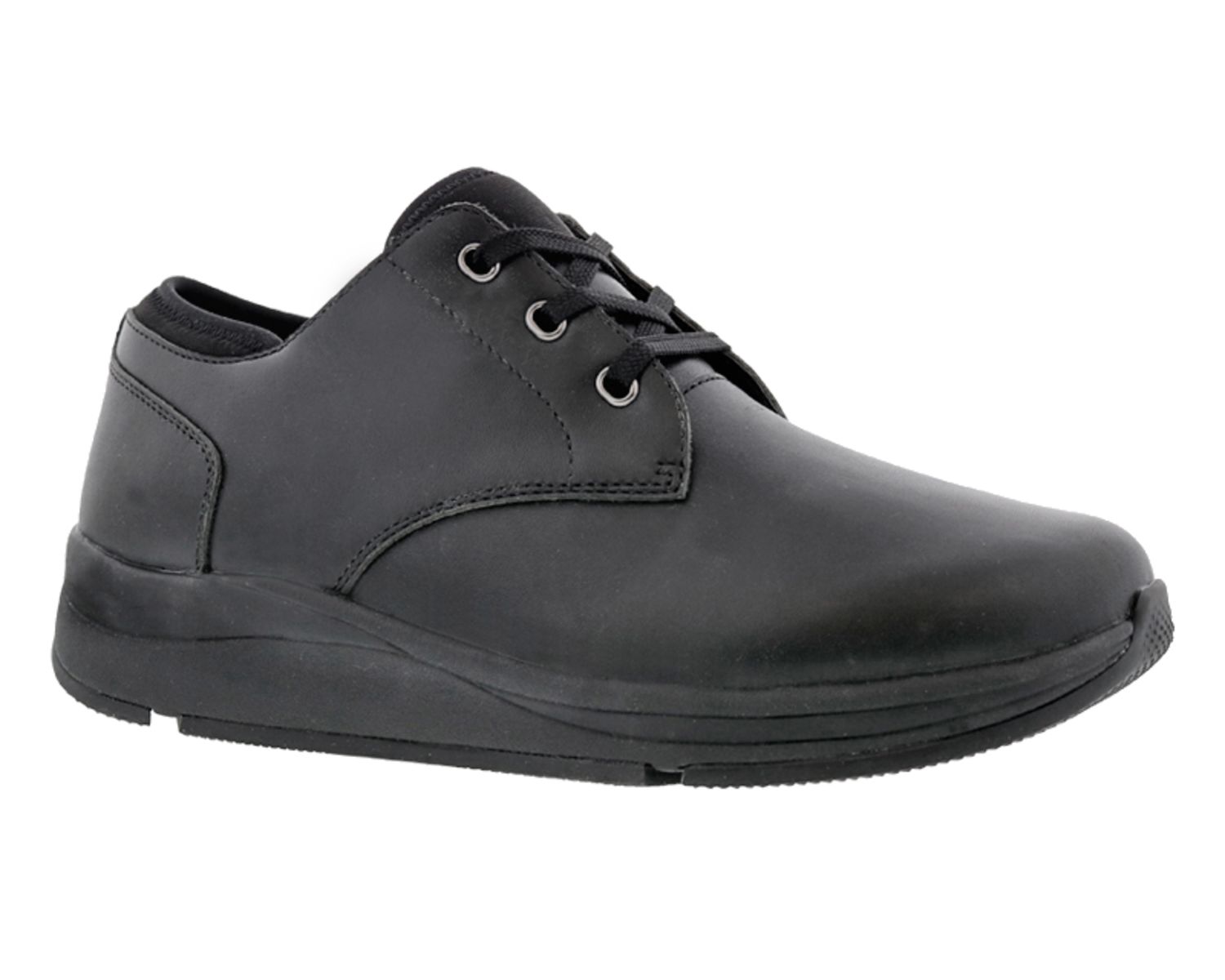 DREW SHOES | ARMSTRONG-Black Leather - Click Image to Close