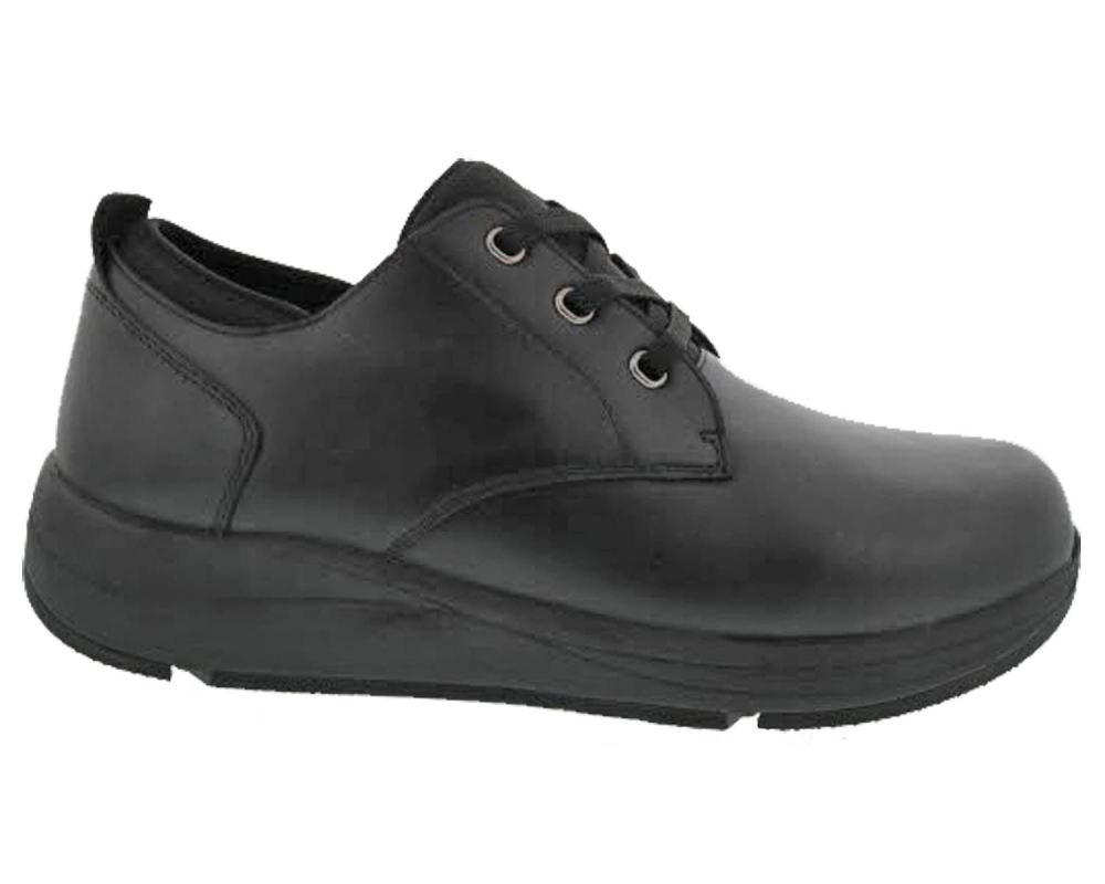 DREW SHOES | ARMSTRONG-Black Leather