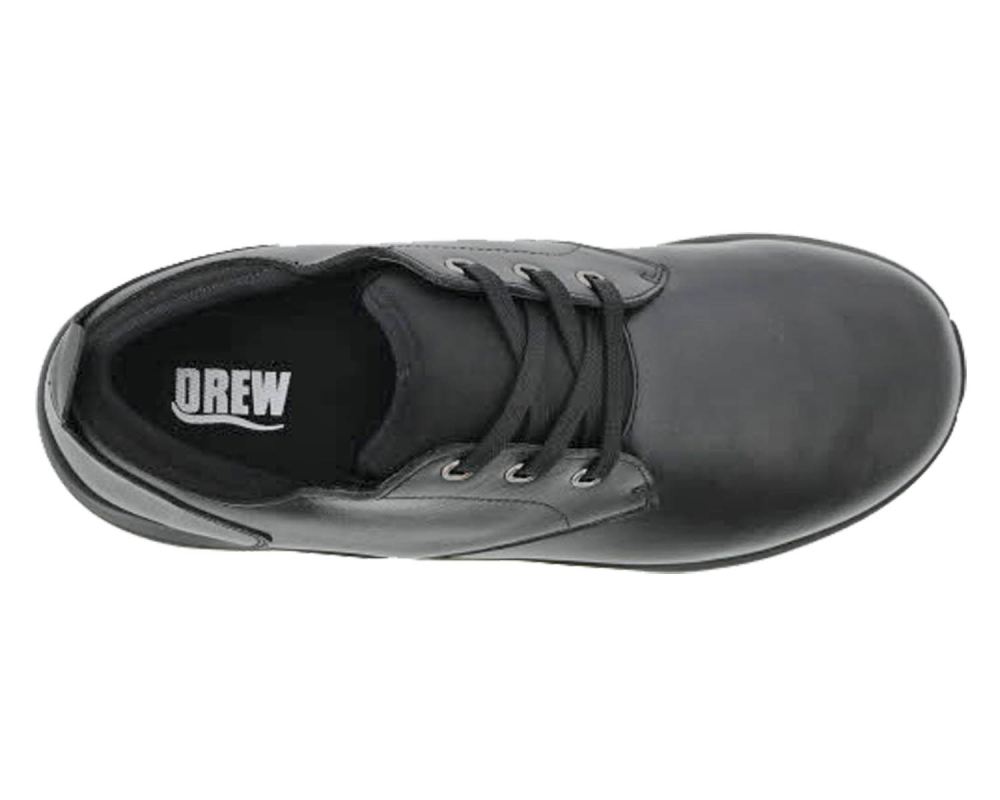 DREW SHOES | ARMSTRONG-Black Leather