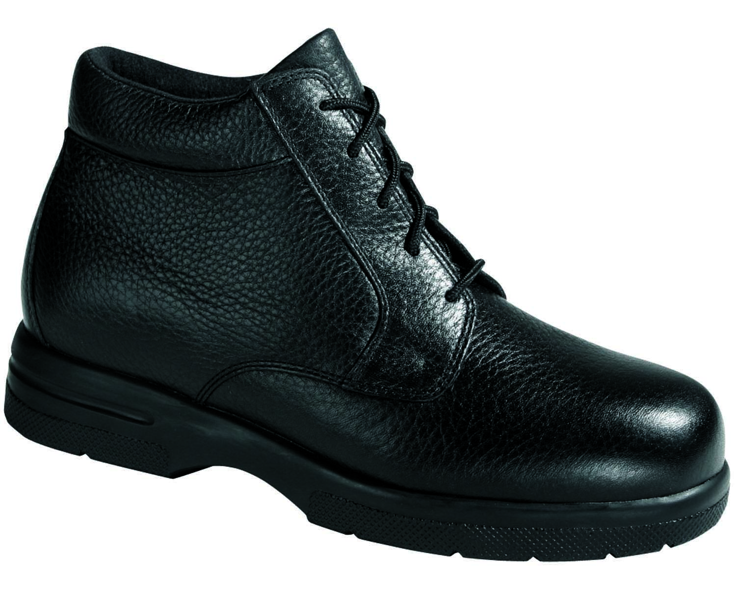 DREW SHOES | TUCSON-Black Pebbled Leather