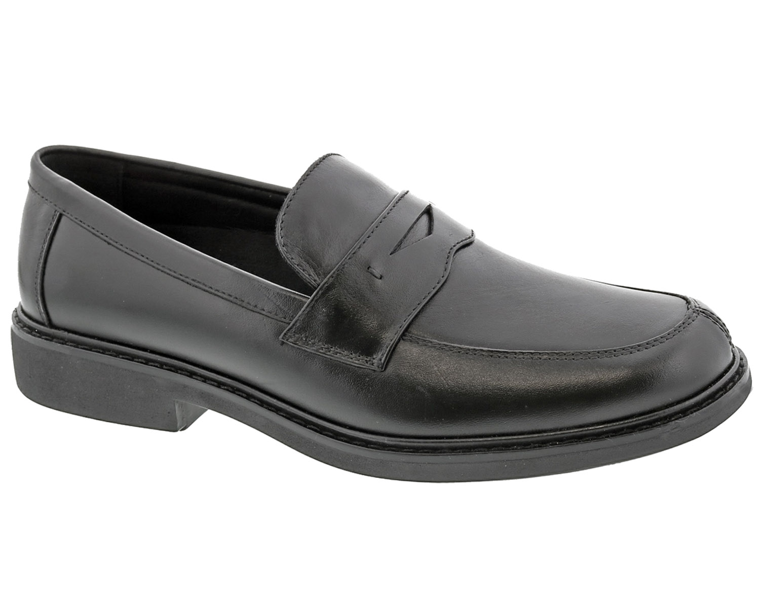 DREW SHOES | ESSEX-Black Leather