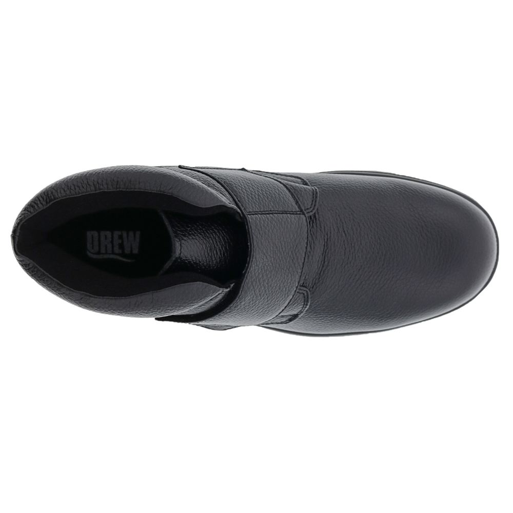 DREW SHOES | BIGEASY-Black Tumbled Leather